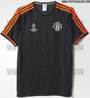 Adidas Manchester United 15 16 Champions League Training Shirts